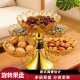 欧式 水果托盘轻奢多层可旋转果盘家用创意家居高档招待果盘干果盒