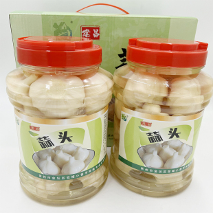 新蒜建昌糖蒜甜蒜腌泡大蒜头糖醋蒜农家酱菜即食下饭菜常州特产