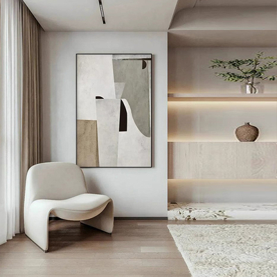 客厅现代简约意式黑白抽象挂画