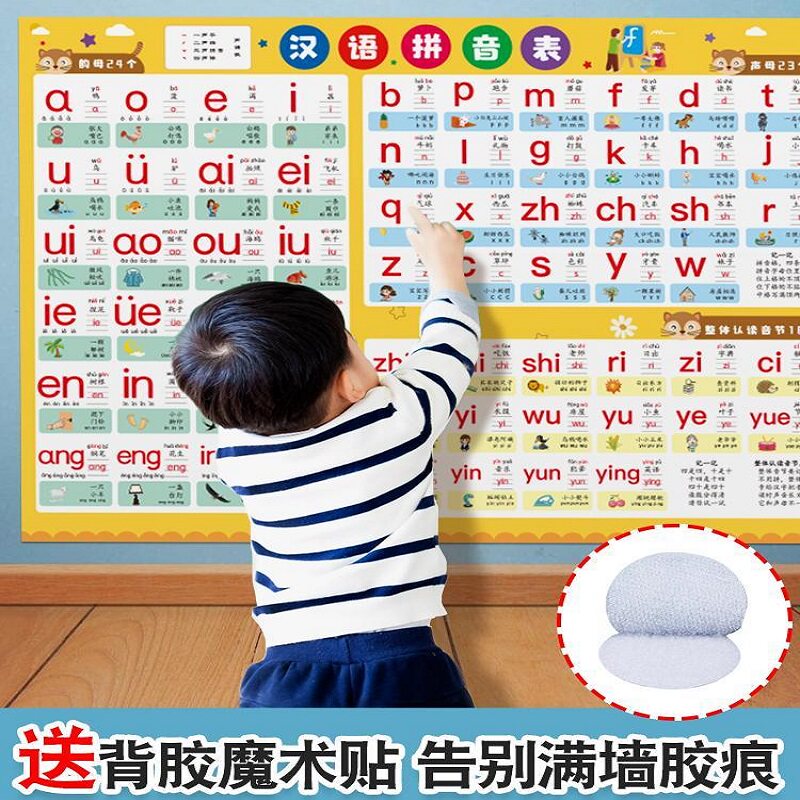 汉语拼音字母表墙贴一年级