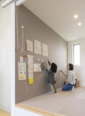 双层磁性黑板墙贴儿童家用磁力创意自粘白板写字板可以贴在墙上的