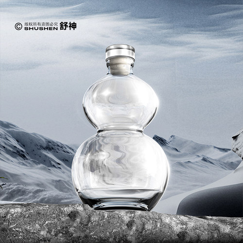 国风泡酒瓶升级加厚透感葫芦瓶