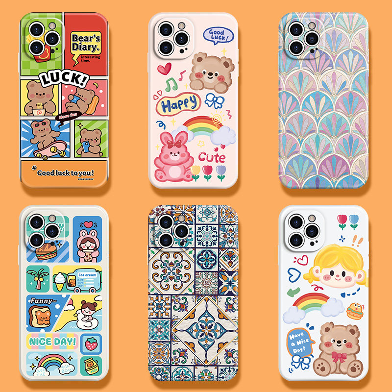 蜜罐熊熊苹果15手机壳新款iPhone13全包防摔保护套14pro隐形支架max女网红xr高级感xs适用于ip11卡通个性原创怎么看?