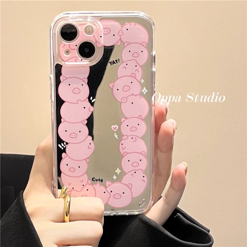 壳magic3pro新款play5pro卡通创意play4t补妆镜子pro全包 防摔3e套