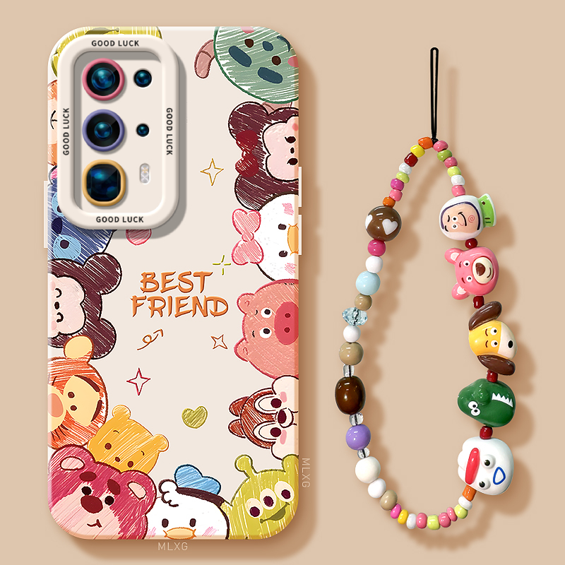 卡通头像适用华为p40手机壳p40pro软壳新款p40pro+高级感全包防摔硅胶P40男女超好看后壳保护套外壳超薄