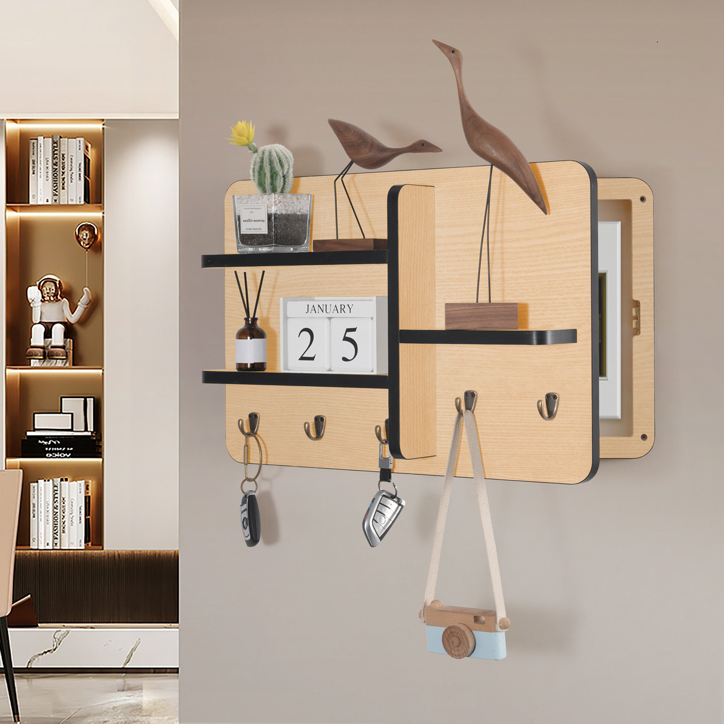 木工小舅 原创电表箱装饰画现代简约 玄关配电箱挂画装饰遮挡美化,家居饰品,现代装饰画,淘宝优惠券,粉丝福利购,淘宝优惠卷