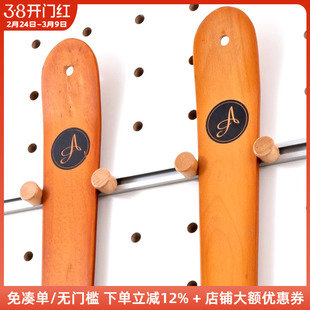 木工小舅 圆孔洞洞板配件滑雪板收纳挂架 雪具上墙展示支架可调节