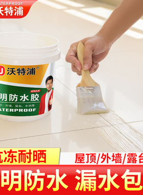 室外用外墙透明防水涂料瓷砖窗台阳台防水补漏胶渗透型纳米防水剂