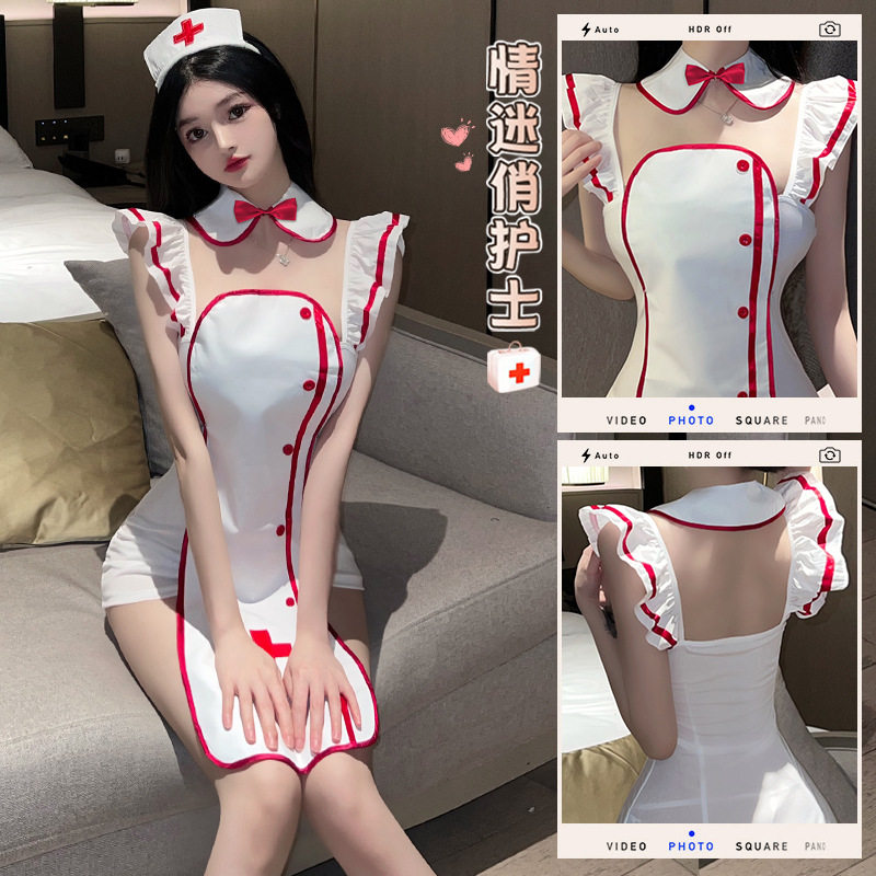 高级性感护士服诱惑制服角色扮演护士情趣cosplay内衣套装睡衣绪