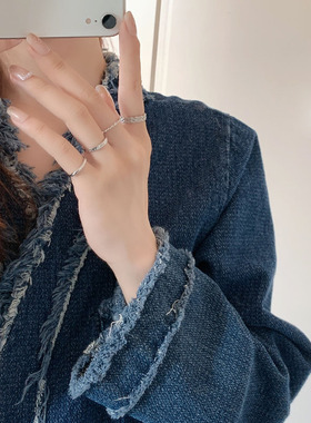 女合金韩版多件套戒指