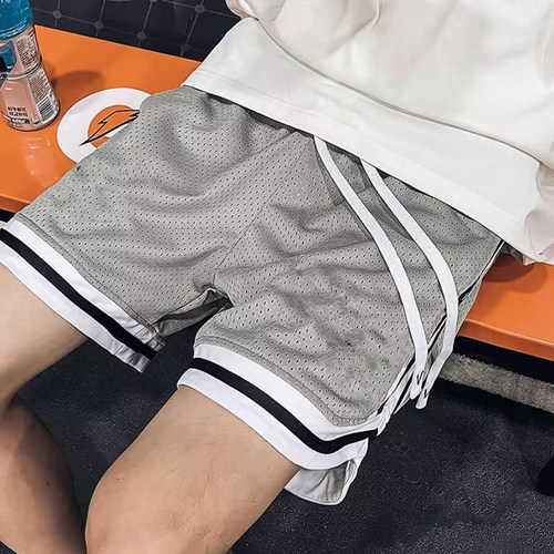 潮牌青年篮球四分裤透气速干网眼