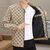 外套轻奢棒球服夹克棒球休闲百搭耐脏耐磨大码 春秋季 高档男士 上衣