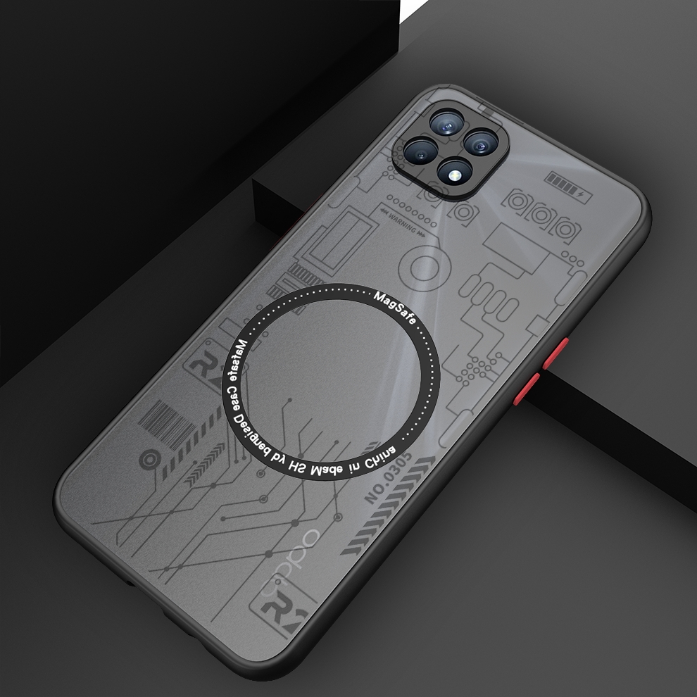 oppoa72手机壳嵌入引磁环