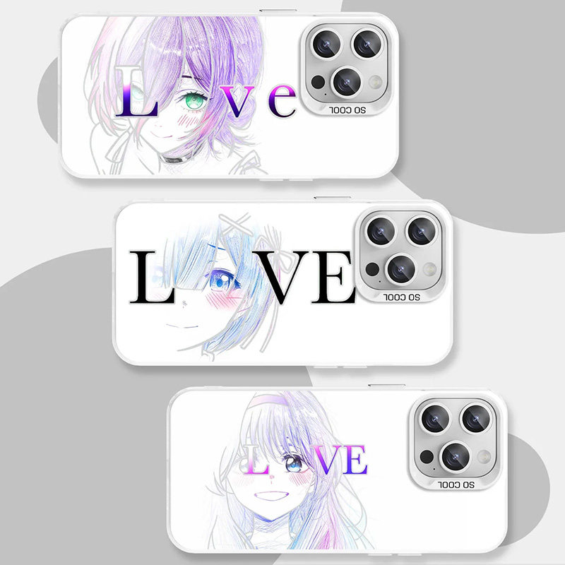 适用苹果17手机壳iPhone16e星野爱15/14pro镭射彩银13/12mini蕾姆蕾塞11薇尔莉特xs/xr动漫MAX6/7/8PLUS套se4