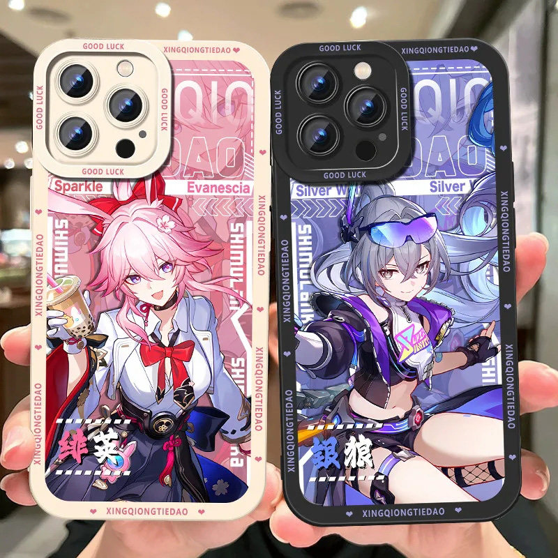 适用红米NOTE15手机壳星穹铁道14/13Pro+银狼绯英K90/80/70/60/50/40s火花12TURBO3/4Pro不死途10/11/9/8/7套