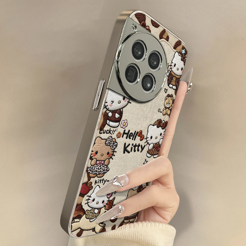 碎花裙凯蒂猫适用于一加15手机壳一加13t新款13卡通12可爱小羊皮11网红Ace6好看ace5ultra男女3pro高级2v支架,3C数码配件,手机保护套/壳,淘宝优惠券,粉丝福利购,淘宝优惠卷