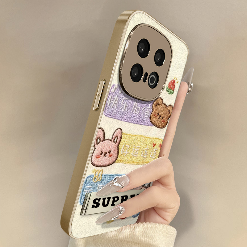 动物祝福适用于vivoiqoo15手机壳13新款12卡通neo11文字10可爱女高级8支架7全包防摔z10turbo小羊皮z9x保护套