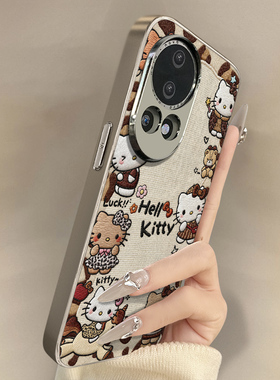碎花裙凯蒂猫适用于华为nova14手机壳nova14pro新款14ultra卡通13可爱小羊皮12网红11se好看10男女9高级8支架