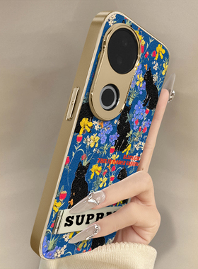 浙皇适用vivoS20Pro手机壳S19高级网红S18eS17t新款S16可爱女S15Pro电镀S12小羊皮S10全包防摔支架黑猫花园