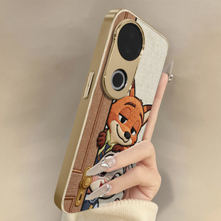 朱迪兔尼克狐适用于vivos30手机壳s30promini新款 s20卡通s19可爱s18e小羊皮s17t网红s16好看s15男女高级支架