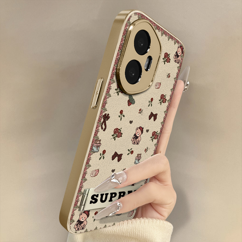 浙皇适用华为荣耀400Pro手机壳300高级100网红200新款90GT可爱女80电镀70小羊皮60SE全包50防摔支架玫瑰小熊