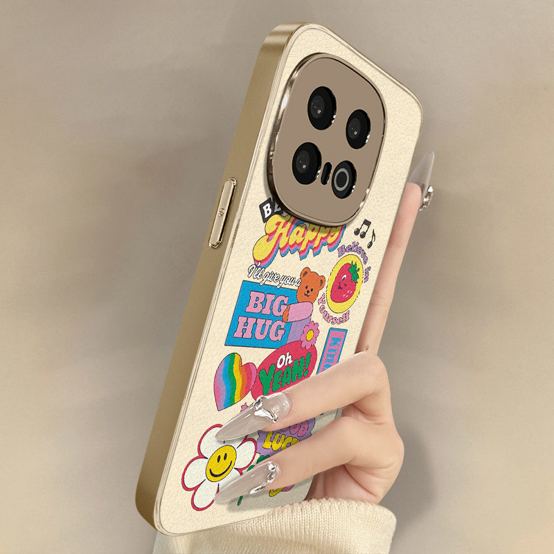 开心小熊适用于vivoiqoo15手机壳新款13卡通12可爱小羊皮11网红neo11好看10pro男女z10turbo高级z9x防摔支架