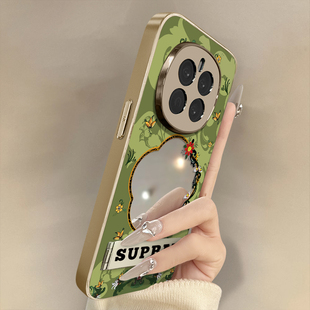 蝴蝶花草蒲扇适用荣耀magic7手机壳300pro新款200镜面100补妆80高级90gt可爱70网红女款50防摔电镀x60支架x40