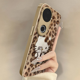 自拍kt猫适用于vivos30手机壳s30promini新款 s20男女s19可爱s18e小羊皮s17t网红s16好看s15小众高级防摔支架