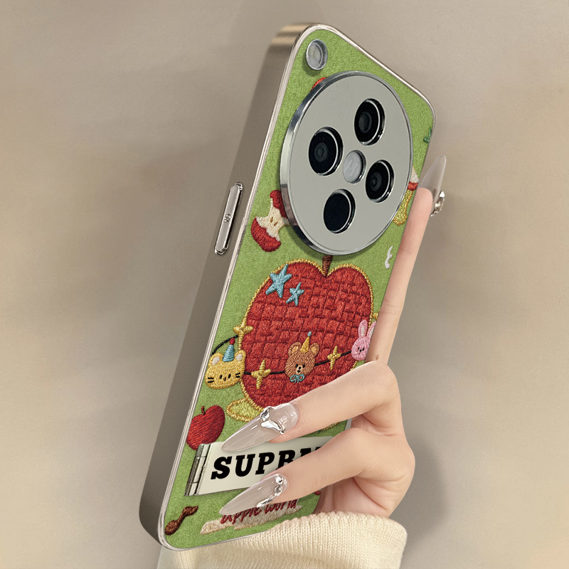 浙皇适用于OPPOFindX9手机壳x7ultra新款findx8卡通x6网红x5可爱女a97高级a93s支架全包防摔小羊皮a2苹果星球