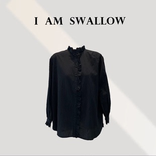 Swallow 880 木耳邊薄款 柔軟棉質襯衣s25056 新品 25Ss夏季
