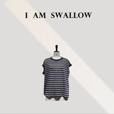 【南油实体店见主页】亚麻短袖条纹T恤R-6047P#116