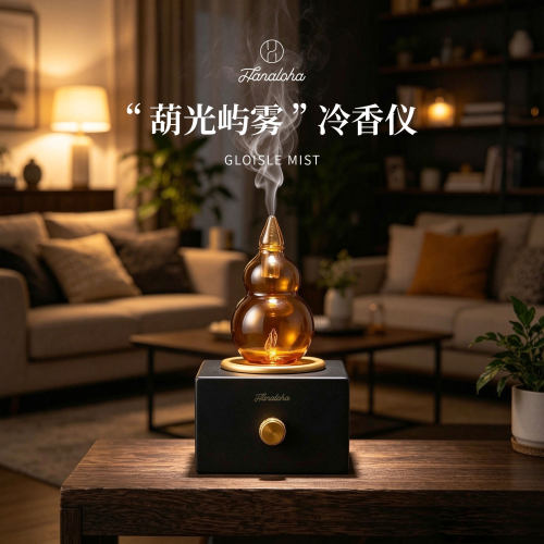 Hanaloha葫光屿雾冷香仪精油香薰机照明灯家用二流体香氛机礼物