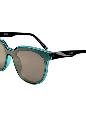 代购FILA女士太阳镜防紫外线遮光抗强光清晰视野方形绿色