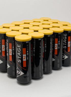 海外代购Dunlop/邓禄普网球低弹跳慢速橙色低压初学者训练