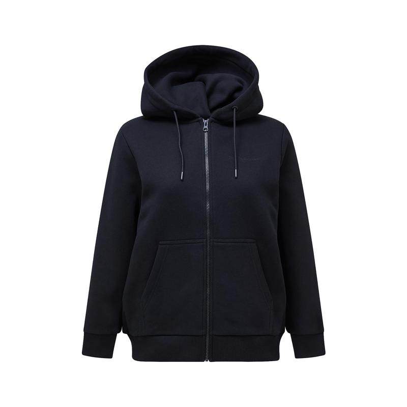 代购PEAK PERFORMANCE壁克峰女士连帽外套舒适贴身环保染色