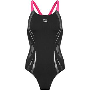 爆款 代购 Arena阿瑞娜女士泳衣速干抗氯黑色紧身游泳运动泳装