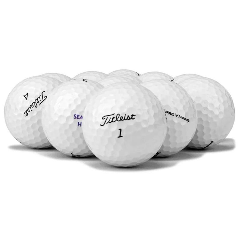 Titleist高尔夫球高精度稳定专业级耐久白色Logo Overrun90天
