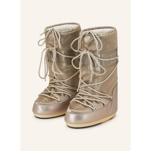 代购 BOOT女士雪地靴防水保暖防滑透气系带设计隧道拉绳 MOON