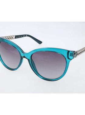 代购GUESS女士太阳镜防紫外线遮光渐变镜片轻盈蓝色渐变灰镜片