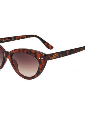 代购GUESS女士太阳镜防紫外线遮光抗强光清晰视野猫眼型豹纹