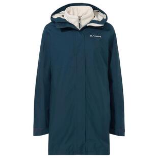 代购VAUDE巍德女士冲锋衣防水防风可拆卸内胆三合一外套连帽