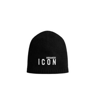 帽日常通勤 Dsquared2男帽子针织休闲帽DSQUARED2羊毛混纺冬季