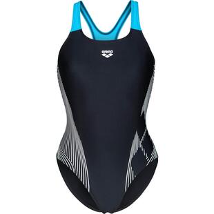 爆款 代购 Arena阿瑞娜女士泳衣速干防氯黑色蓝色游泳训练泳装