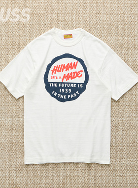 现货 HUMAN MADE GRAPHIC T-SHIRT 日产印章LOGO印花短袖T恤 25SS