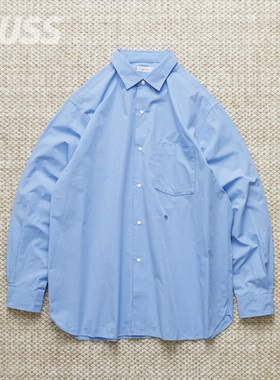 现货 NANAMICA REGULA WIND SHIRT 日产包纱芯宽松复古休闲衬衫