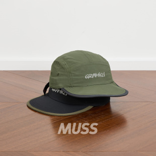 CAP NYLON 小野人速干透气再生尼龙五片帽跑步帽 GRAMICCI 现货