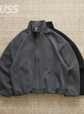 现货N.HOOLYWOOD STAND COLLAR BLOUSON日产粗织弹性立领夹克25AW