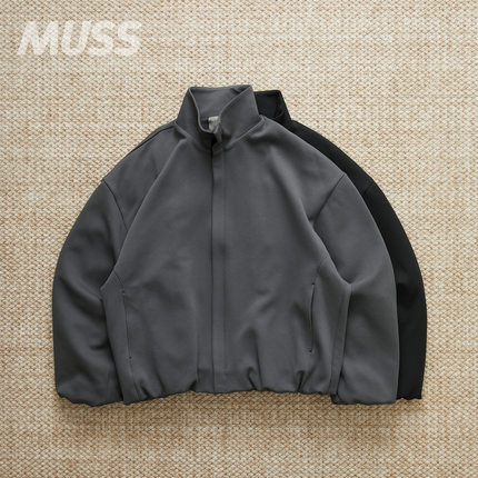 现货N.HOOLYWOOD STAND COLLAR BLOUSON日产粗织弹性立领夹克25AW