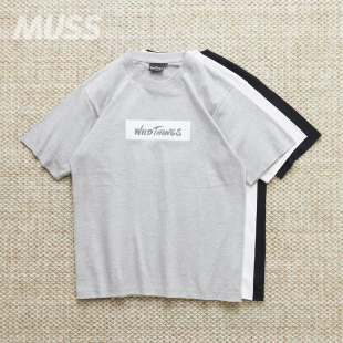 LOGO BOX TEE 基础LOGO印花休闲短袖 25SS 现货 T恤 WILDTHINGS