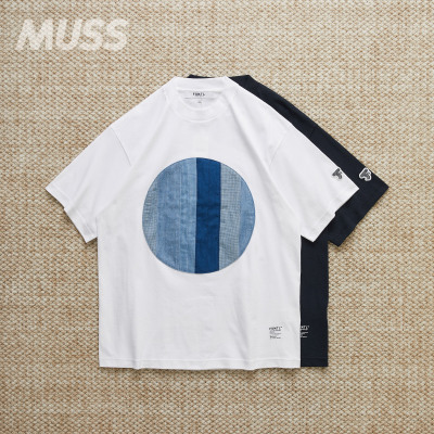 FDMTL纯棉简约针织贴布T恤